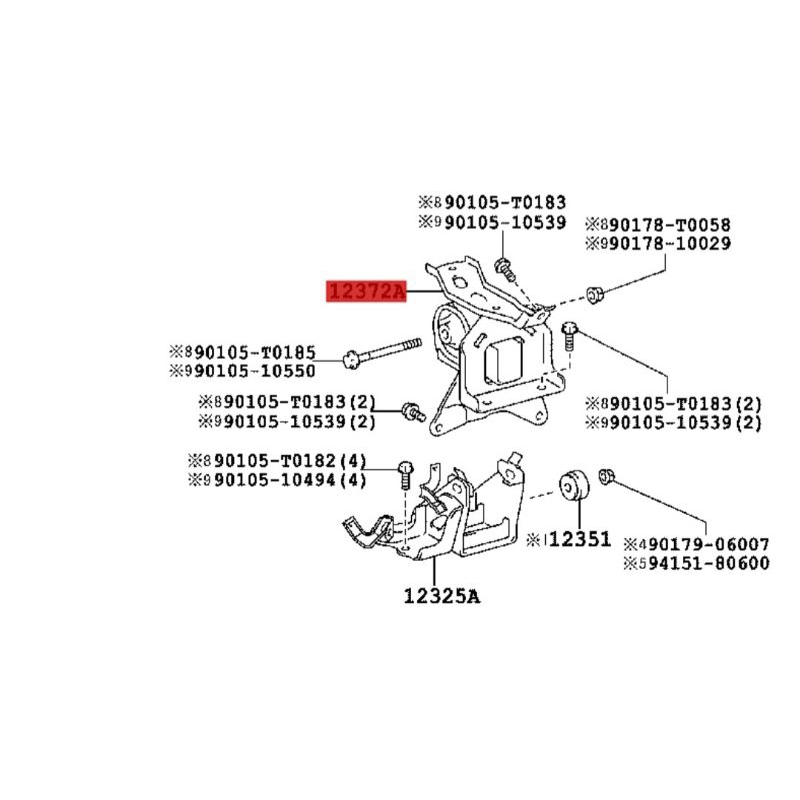 Mounting Kiri All New Vios Yaris Matic 2013 2014 2015 2016 2017 Metik