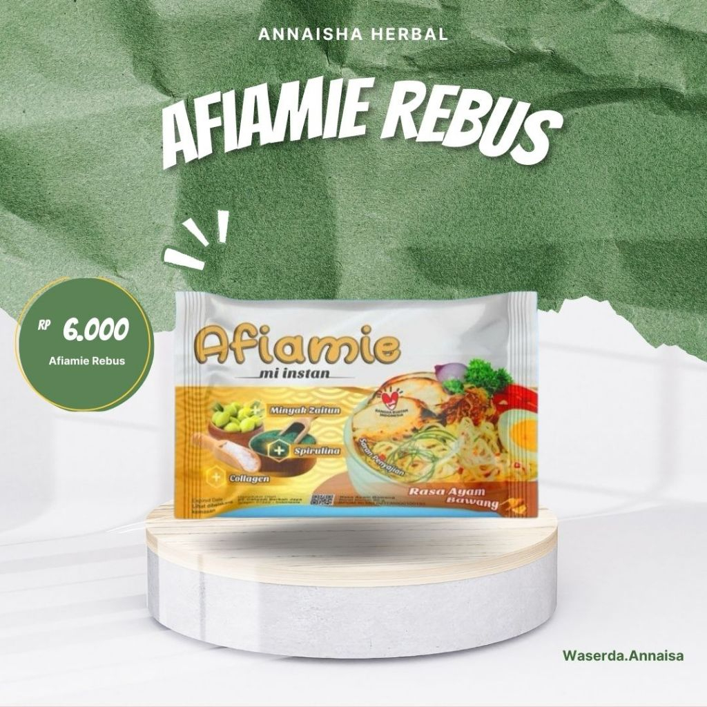 

AFIAMIE REBUS - MIE REBUS - MIE REBUS NON MSG - MIE HERBAL