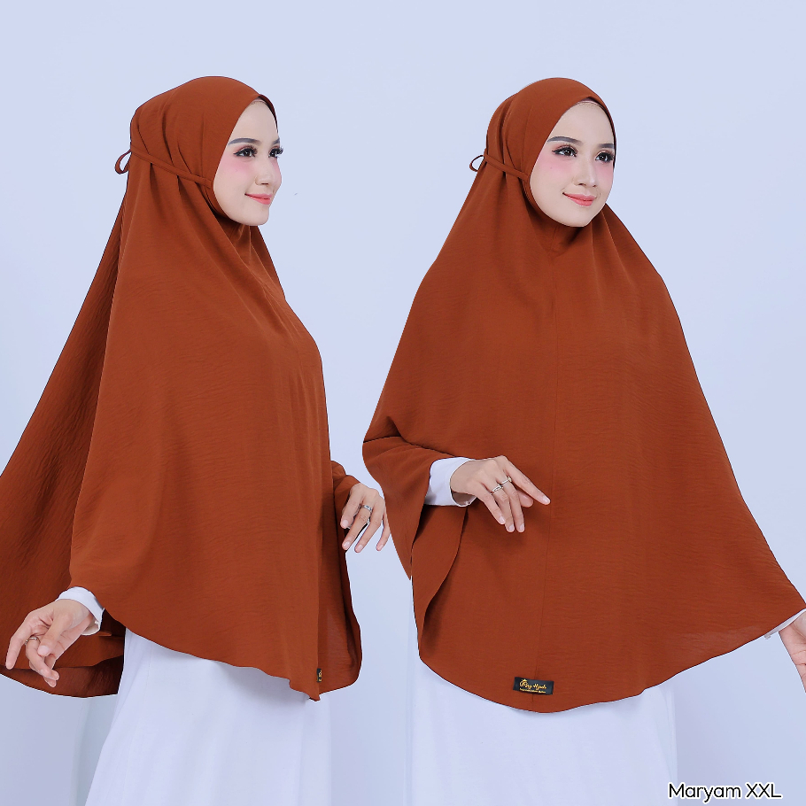 hijab khimar sar'i jumbo crinkle premium airflow XXL