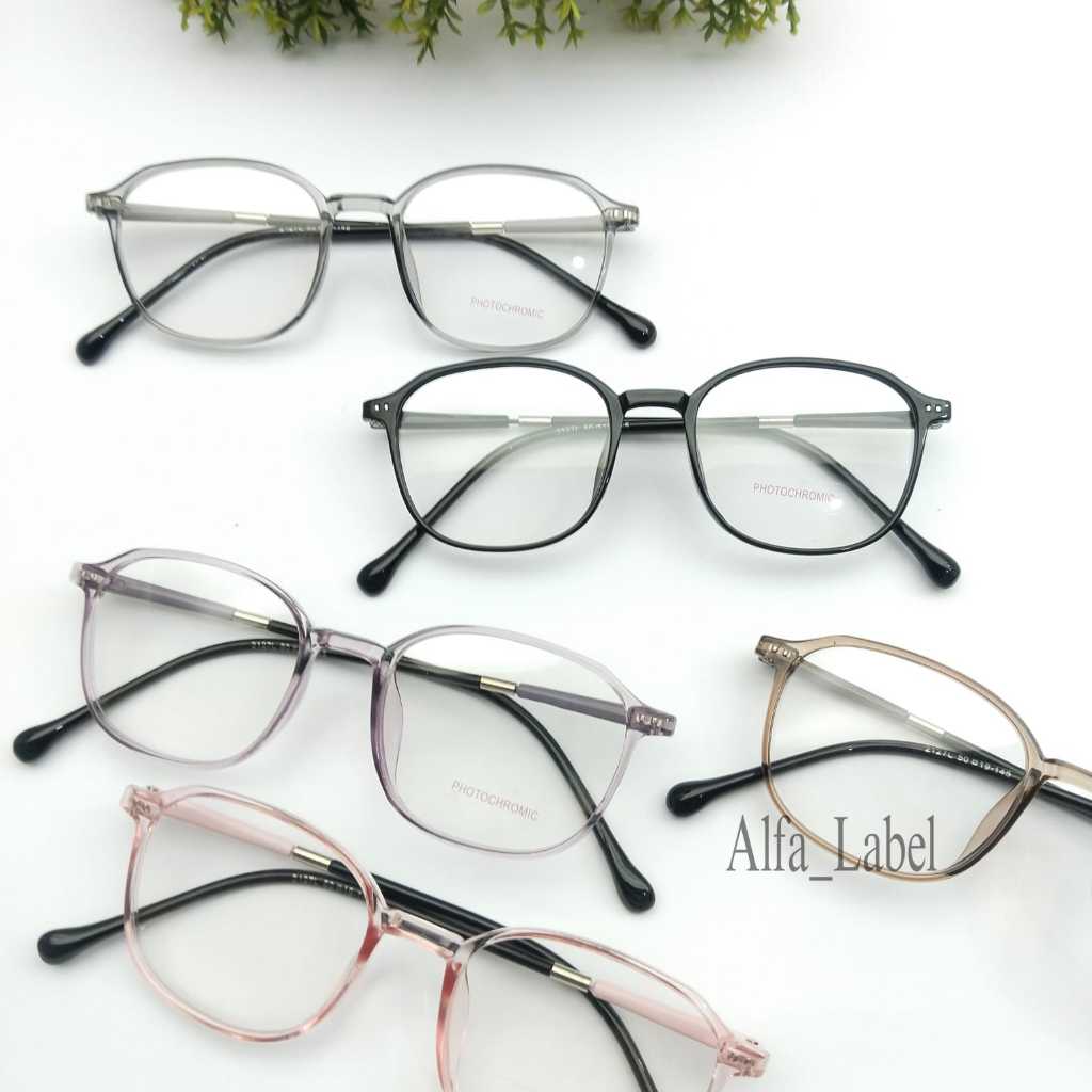 KACAMATA MINUS -0.50/-6.00 LENSA PHOTOCROMIC PRIA DAN WANITA