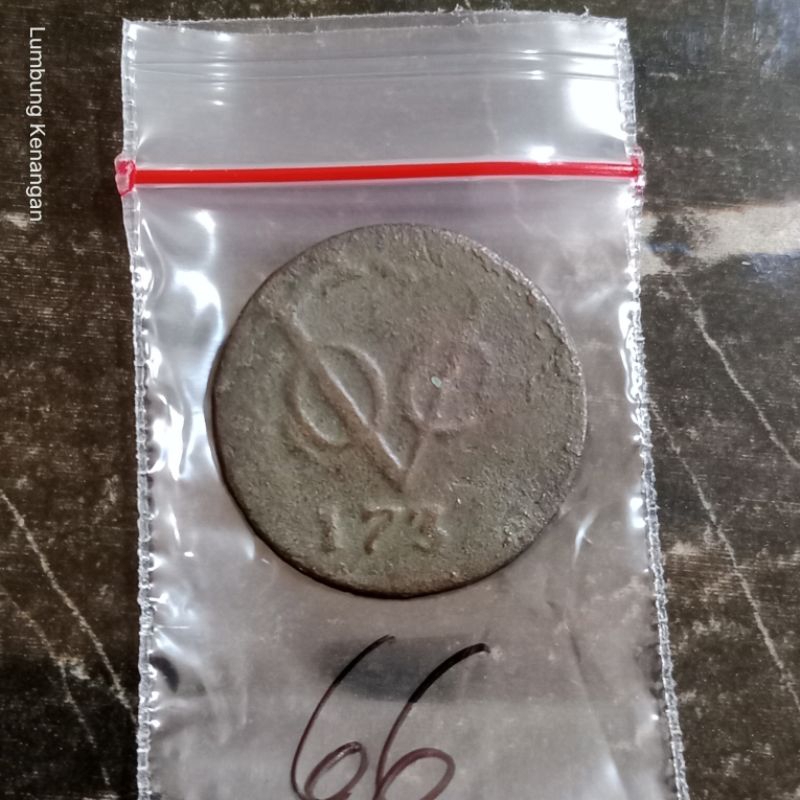 KVLK66 Koin VOC uang Jaman Belanda