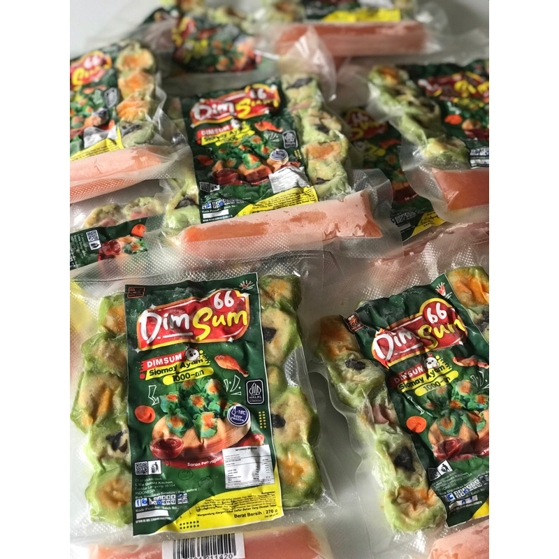 

dimsum ayam mini hijau