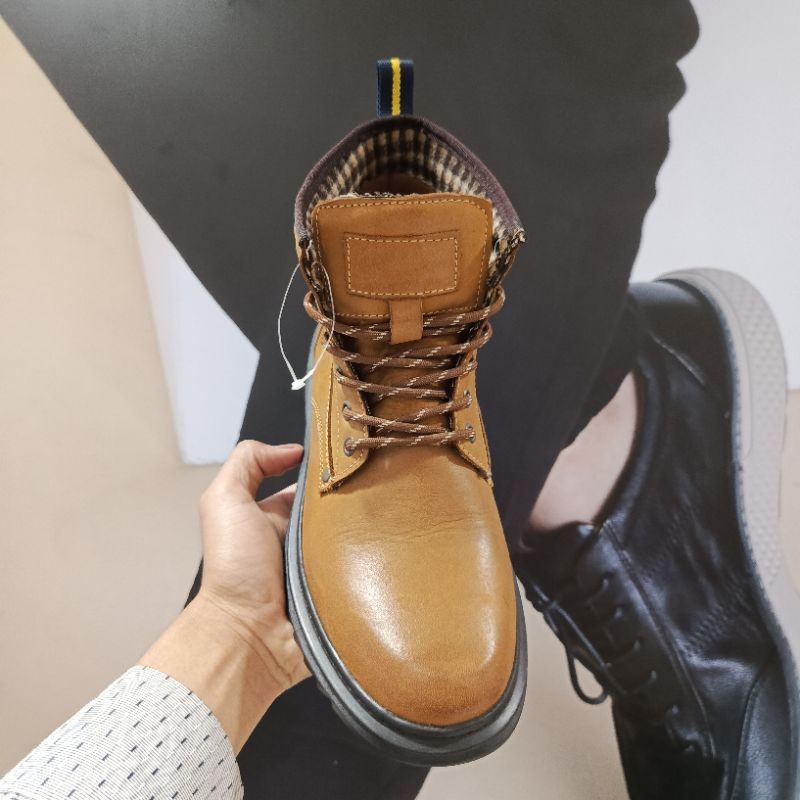 NEW BOOTS FASHION PRIA JIM JOKER FULL KULIT SAPI ASLI BERKUALITAS SOFT INSOL EMPUK PRODUK ORIGINAL S