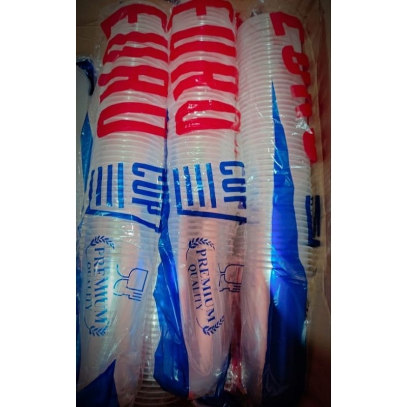 Gelas Cup Oval Merk EURO Ukuran 22 Oz