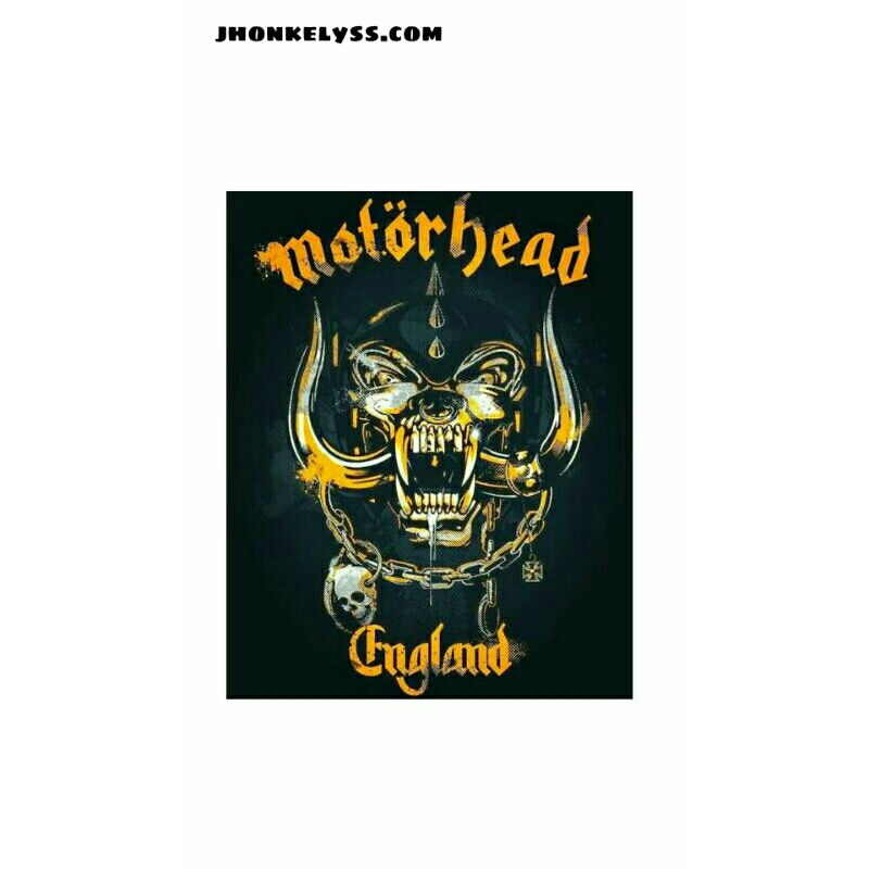 

sticker band heavy metal Motorhead uk besar dan bahan anti air kualitas oke