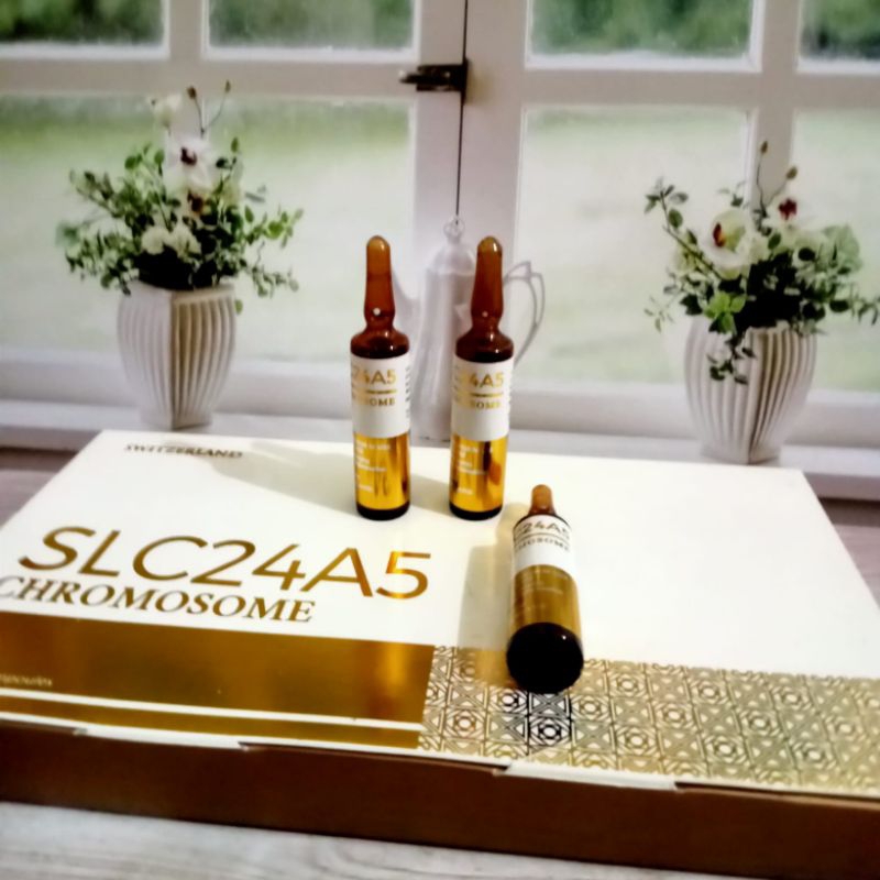 1 BOX SLC24A5 CHROMOSOME GOLD 10ML ORIGINAL SLC24A5 GOLD 10ML CHROMOSOME GOLD KROMOSOM CROMOSOME CRO