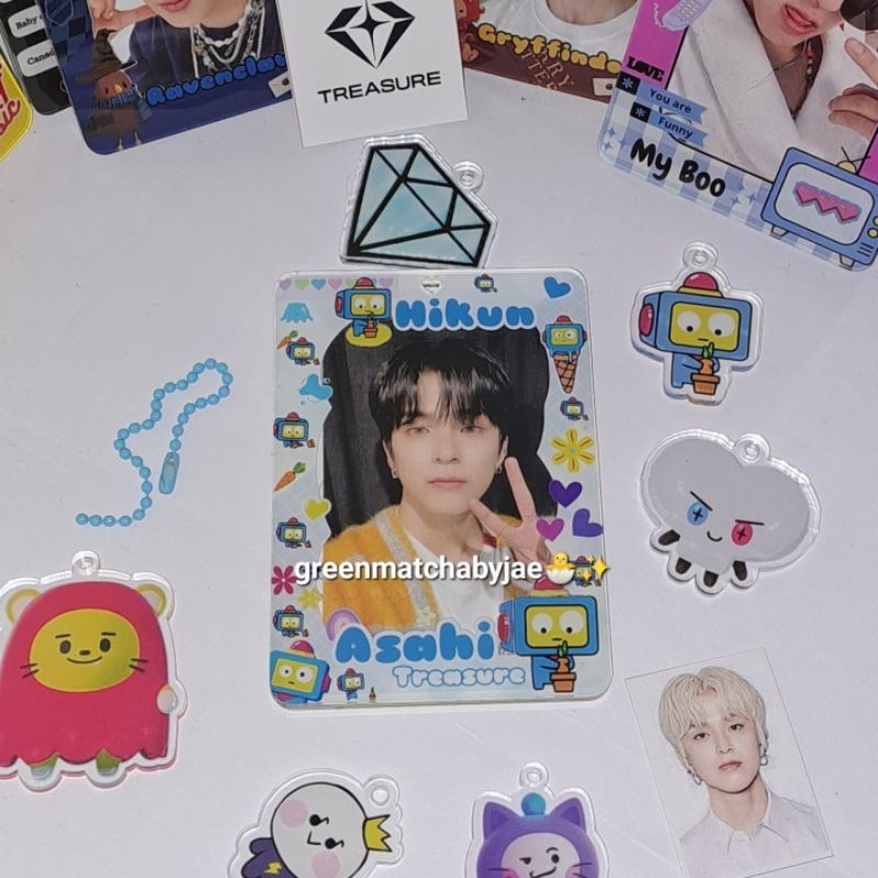 [Pre-Order] Photocard Holder / CAHOL Akrilik Treasure Truz Ver. [ Asahi - Doyoung - Haruto - Jeongwo