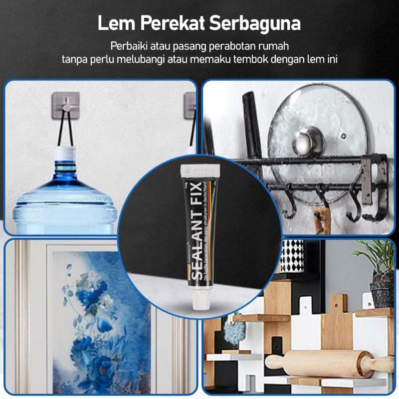 

Lem Perekat Serbaguna Power Glue Nail Free Strong Adhesive 12 gr