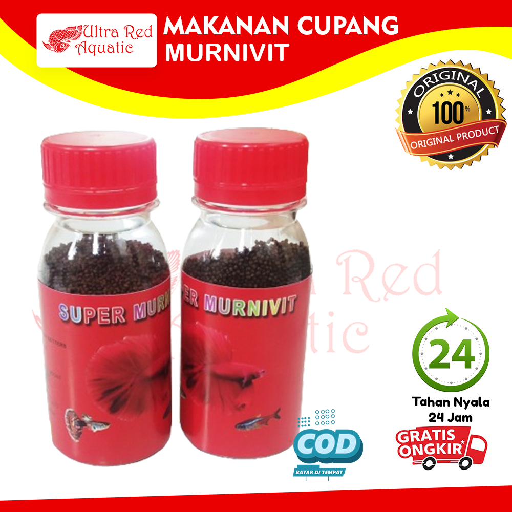 SUPER MURNIVIT Makanan Ikan Cupang Pelet Ikan Cupang