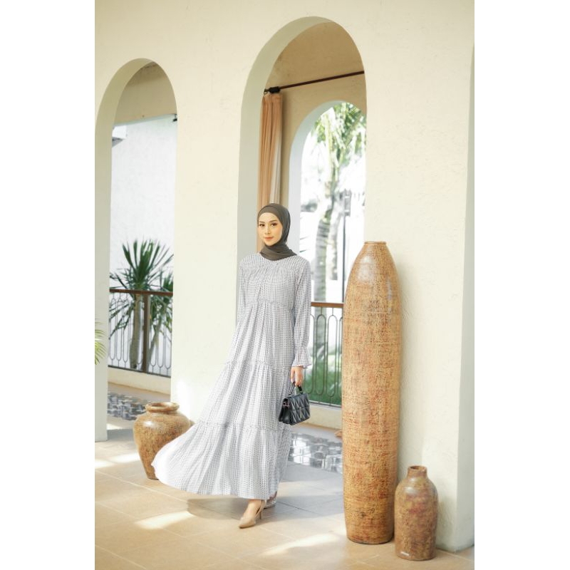 Lovely Dress (Gamis Saja) Original Caramel Essential