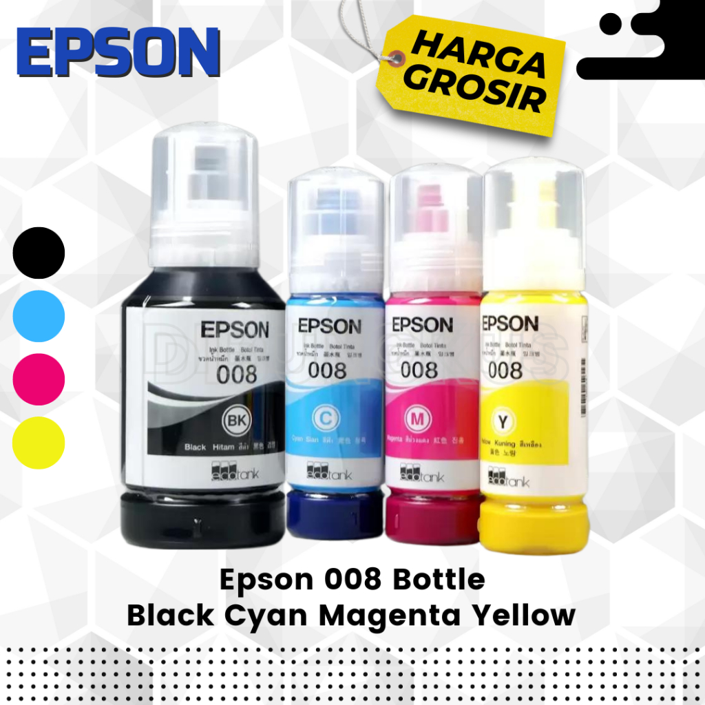 

Tinta Epson 008 CYMK Ink Ori 100%