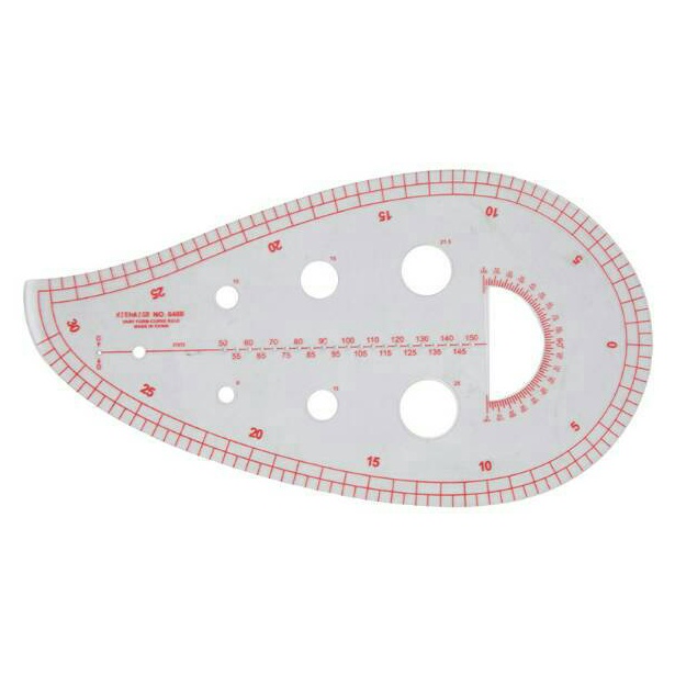 

el Terkini Penggaris Jahit Menjahit Sewing Ruler Frenh urve Ruler N 646 IJT
