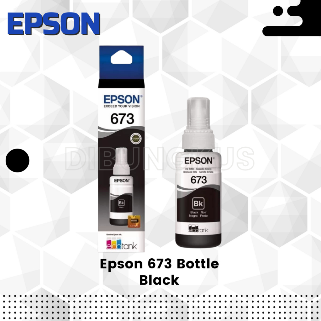 

Tinta Refill Epson Ink 673 Black Original 100%