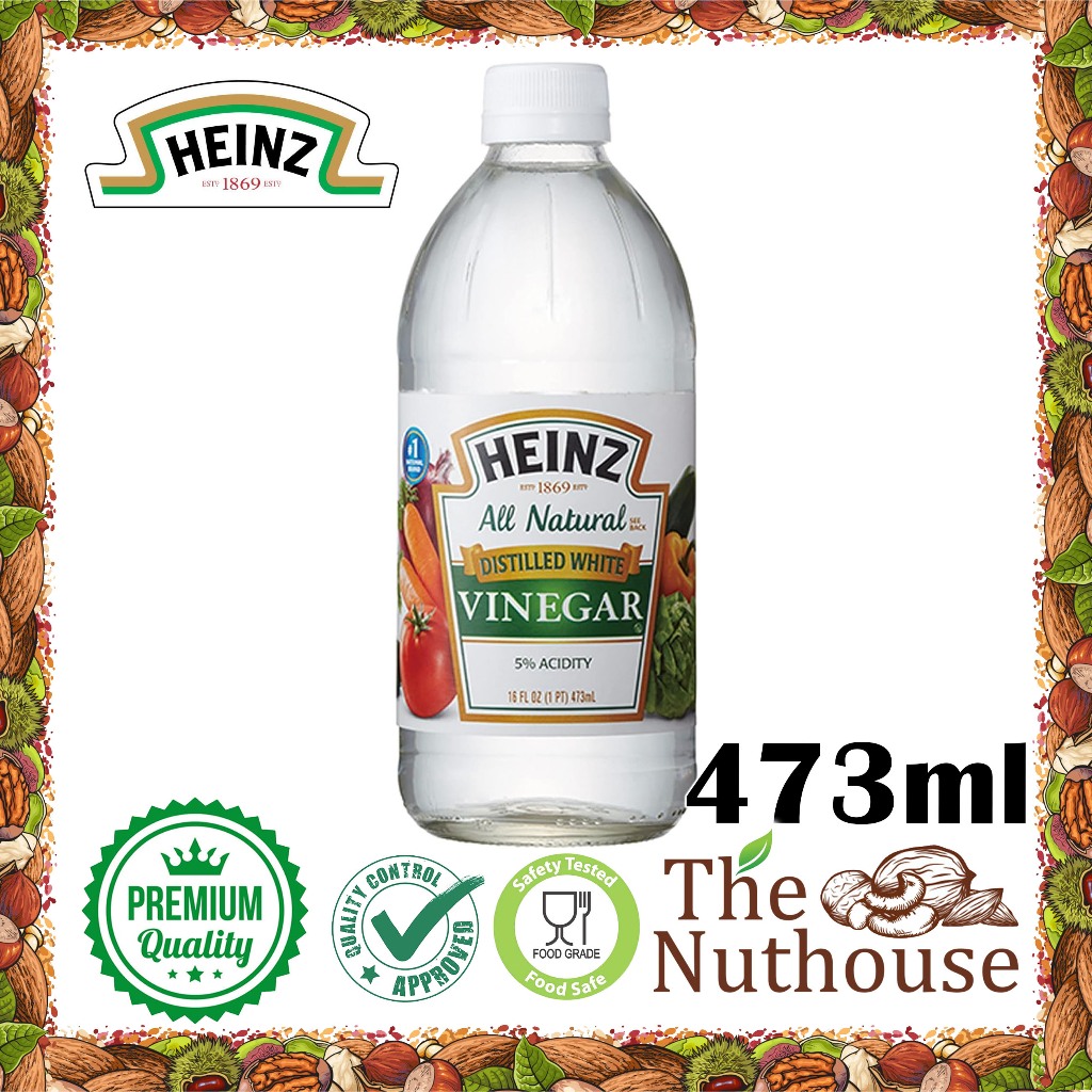 

HEINZ Distilled White Vinegar / Cuka Putih 473ml (16oz) All Natural