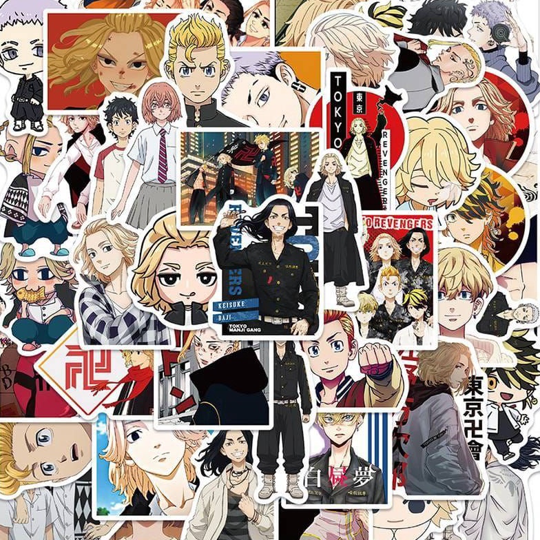 

Baru Stiker anime Tky Revengers perpaket vinylrm 96