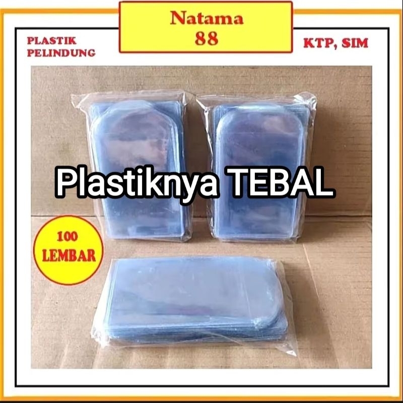 

1 Pak Plastik Pelindung KTP Isi 100 Lembar ( TEBAL 0.8 MICRON )