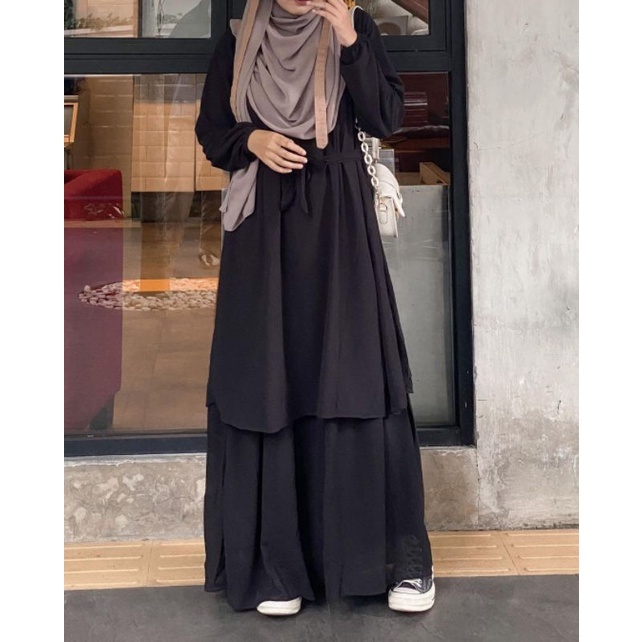 Namera Dress Gamis Polis Syar'i Negeri Jiran Malaysia