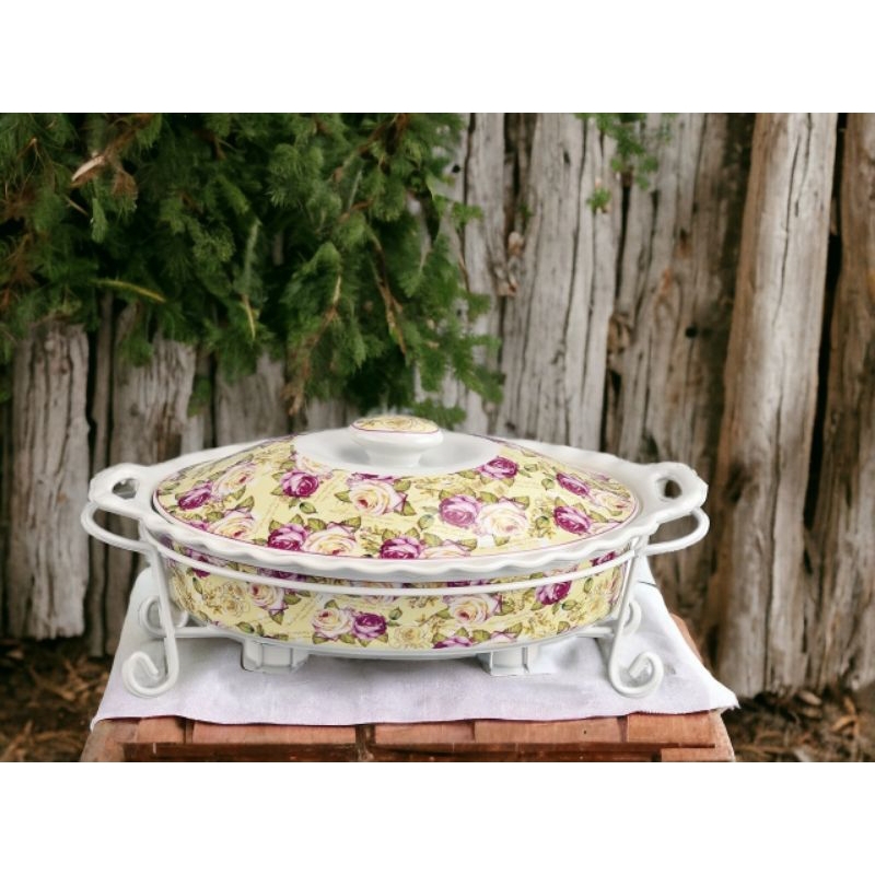 VICENZA OVAL FOOD WARMER BA683 Prasmanan penghangat makanan