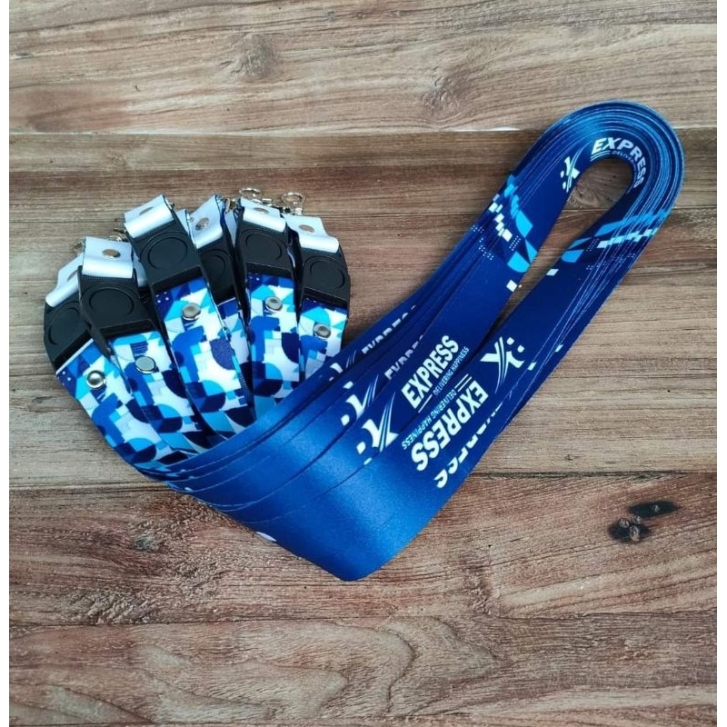 

Lanyard custom/lanyard idcard/tali idcard lebar 2cm bahan tissu