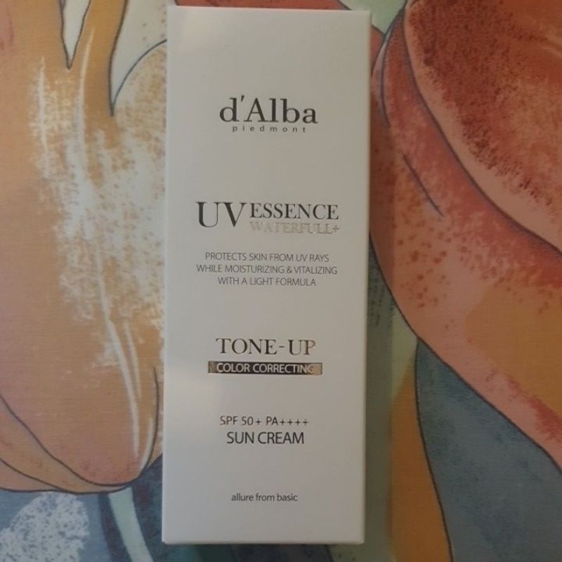 sunscreen d'alba tone up