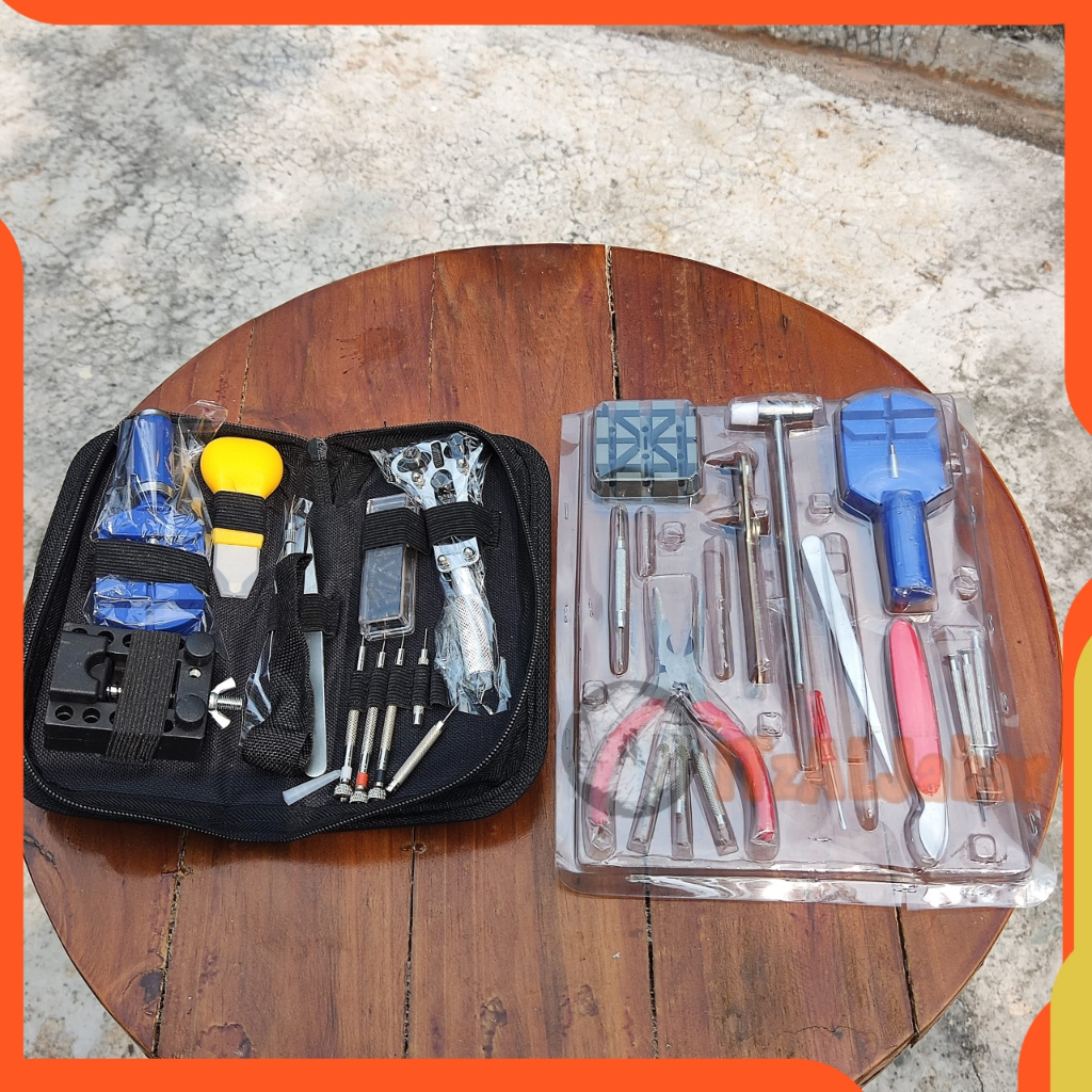Alat servis jam tangan lengkap Paket komplit alat servis jam tangan