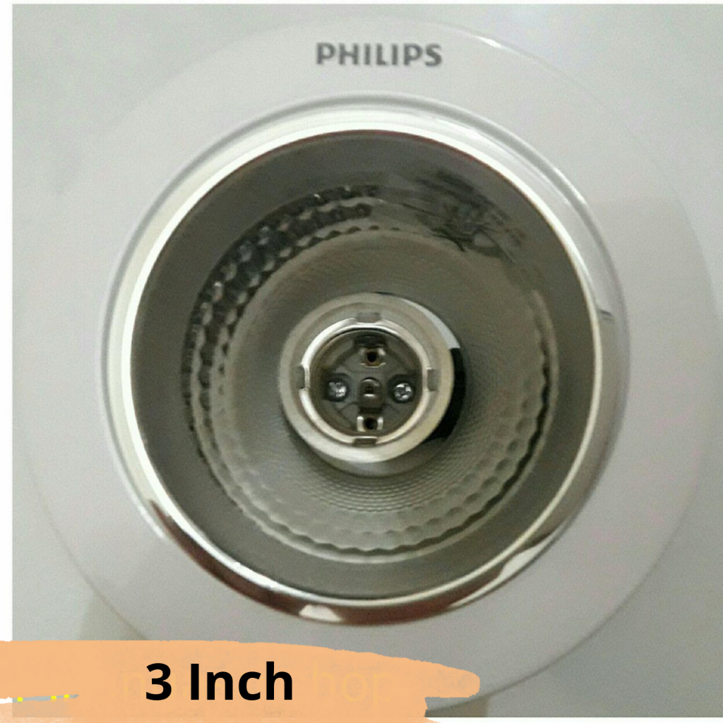 Downlight Philips 3" 3 inch White PUTIH 66662 Recessed Light Fitting