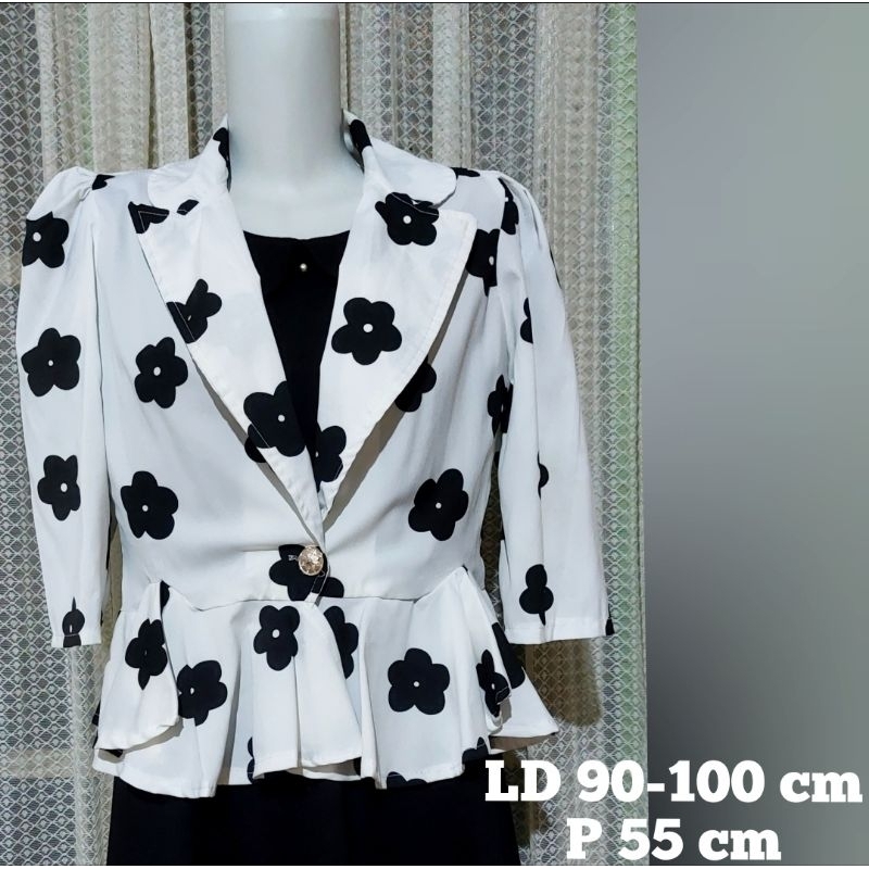 BLAZER wanita cantik / Blazer Bunga