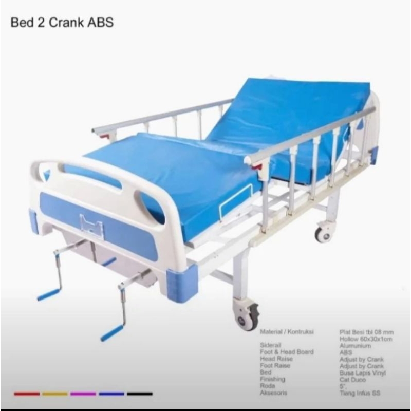 bed pasien 2 crank