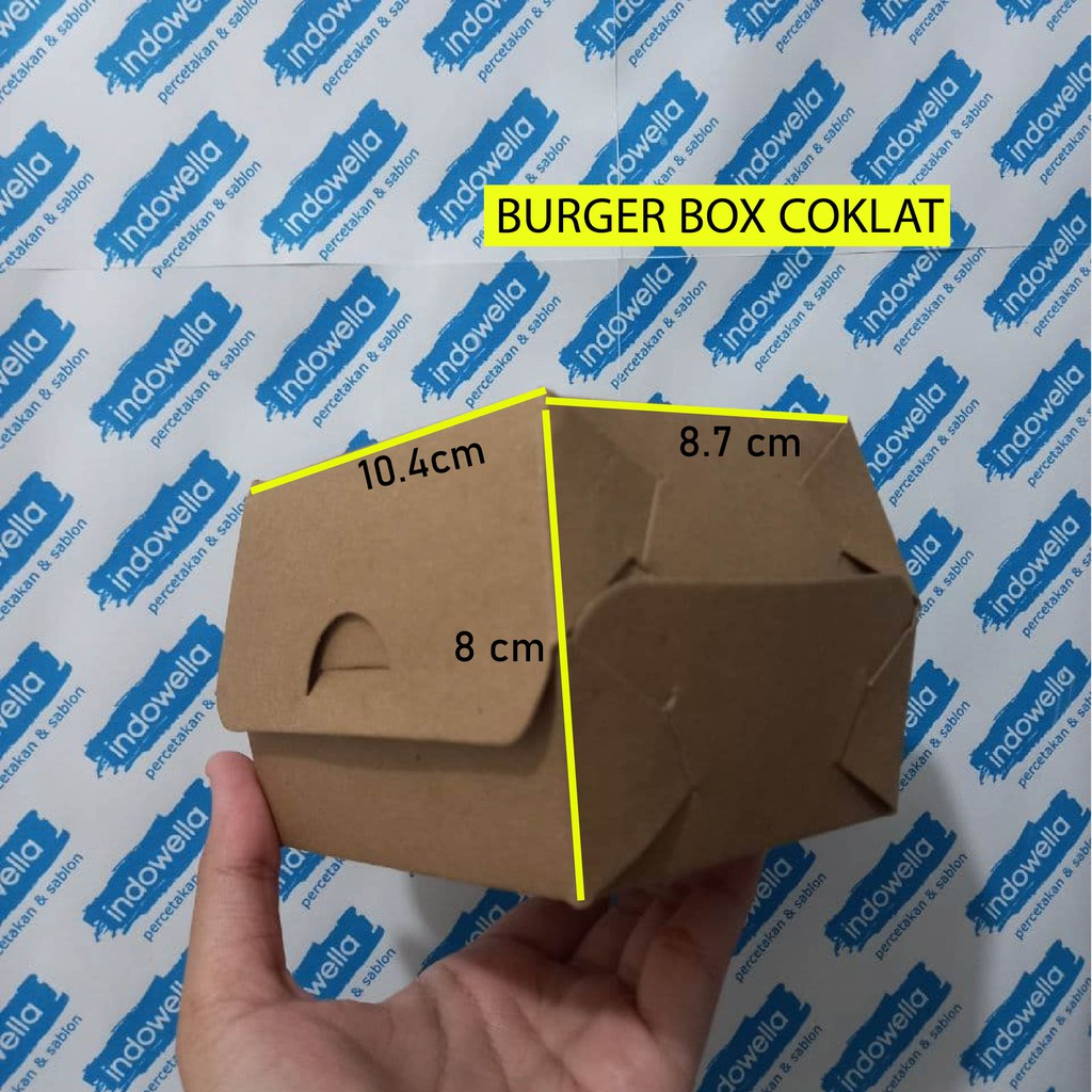 

Lunch Box Burger Polos 1 Pack isi 50 Pcs /Box Burger - polos