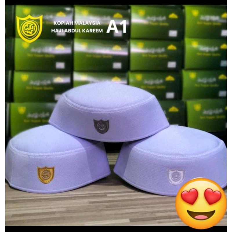 Kopiah Malaysia Haji Abdul Kareem Original Import