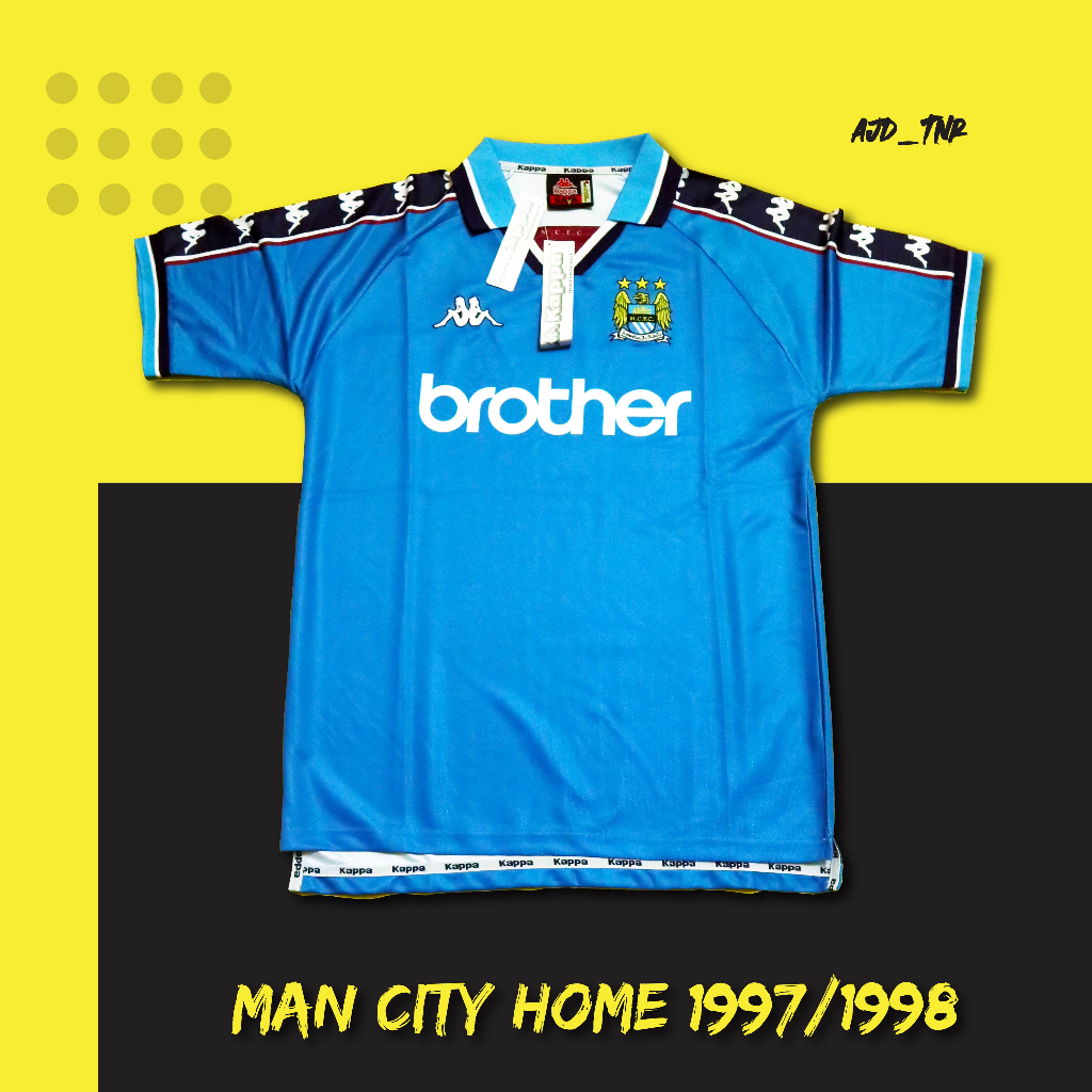 Jersey Retro Manchester City Home 1997/1998