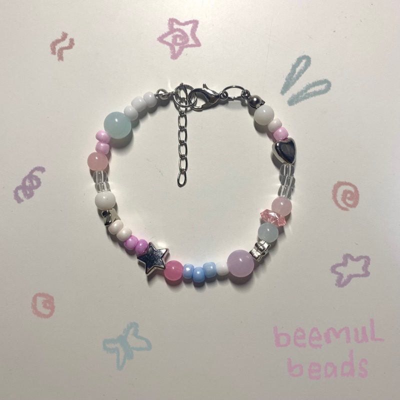 CARAT BRACELET | GELANG CARAT | SEVENTEEN BRACELET | GELANG SEVENTEEN | CUTE BRACELET | BEADS