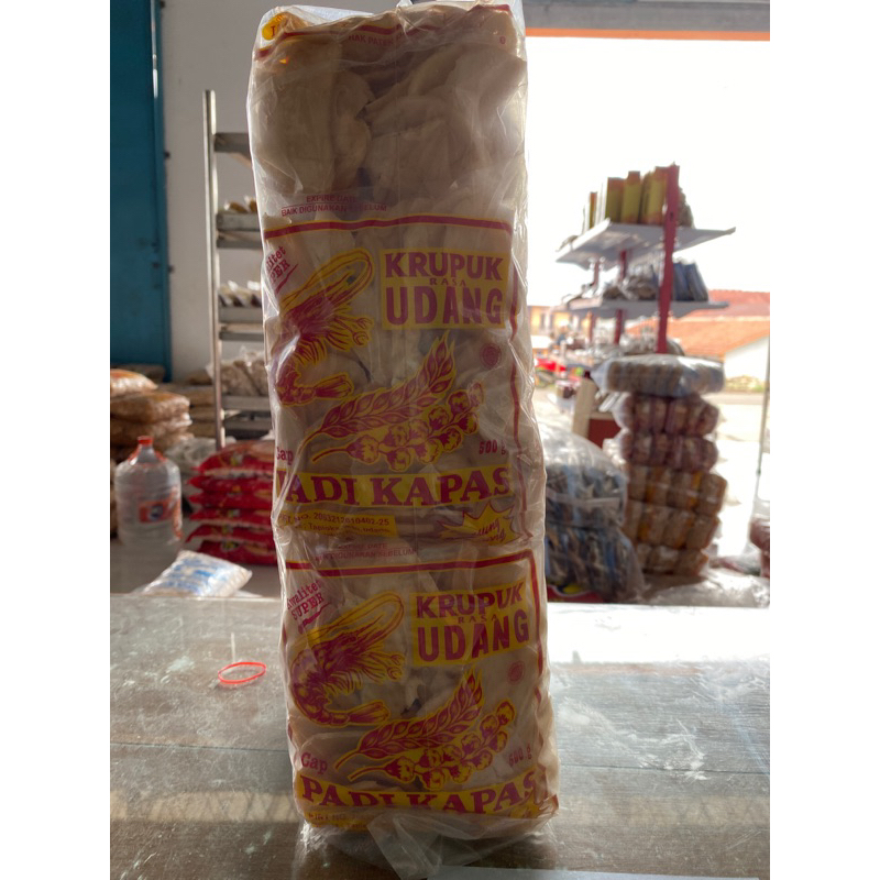 

Kerupuk sirihan padi kapas 5kg