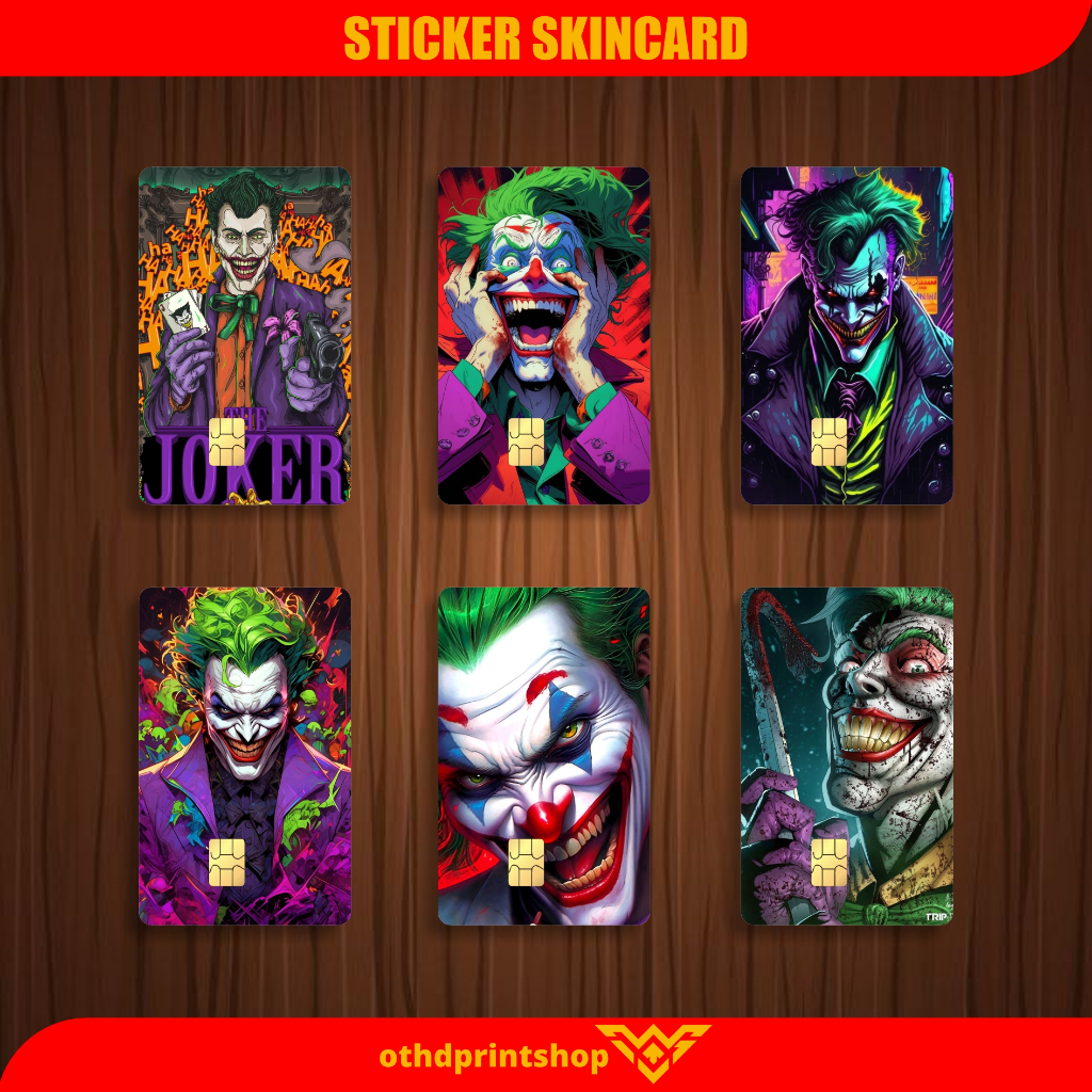 

Stiker ATM JOKER Sticker ATM Pelindung Kartu Vinyl ATM Debit Credit Emoney Flazz Stiker Anti Air