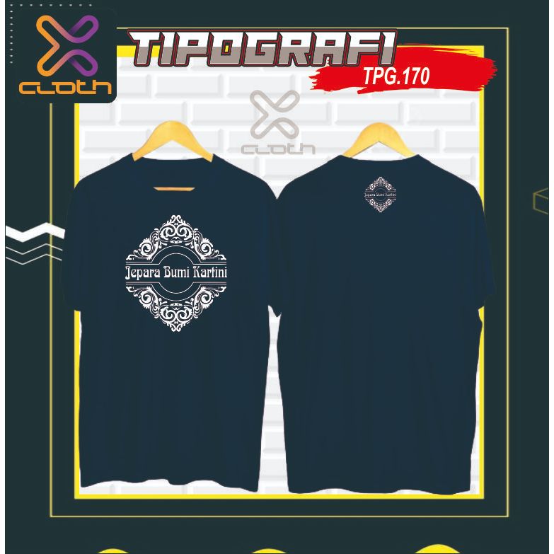 Kaos sablon Jepara bumi kartini