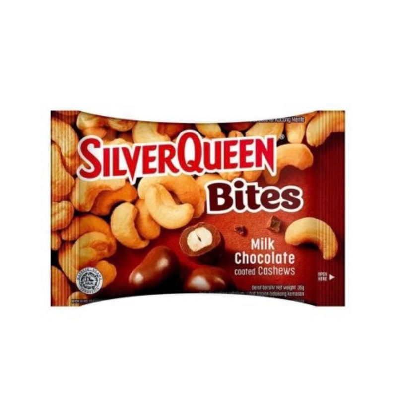 

SilverQueen Bites Chocolate Cashew 30 gram