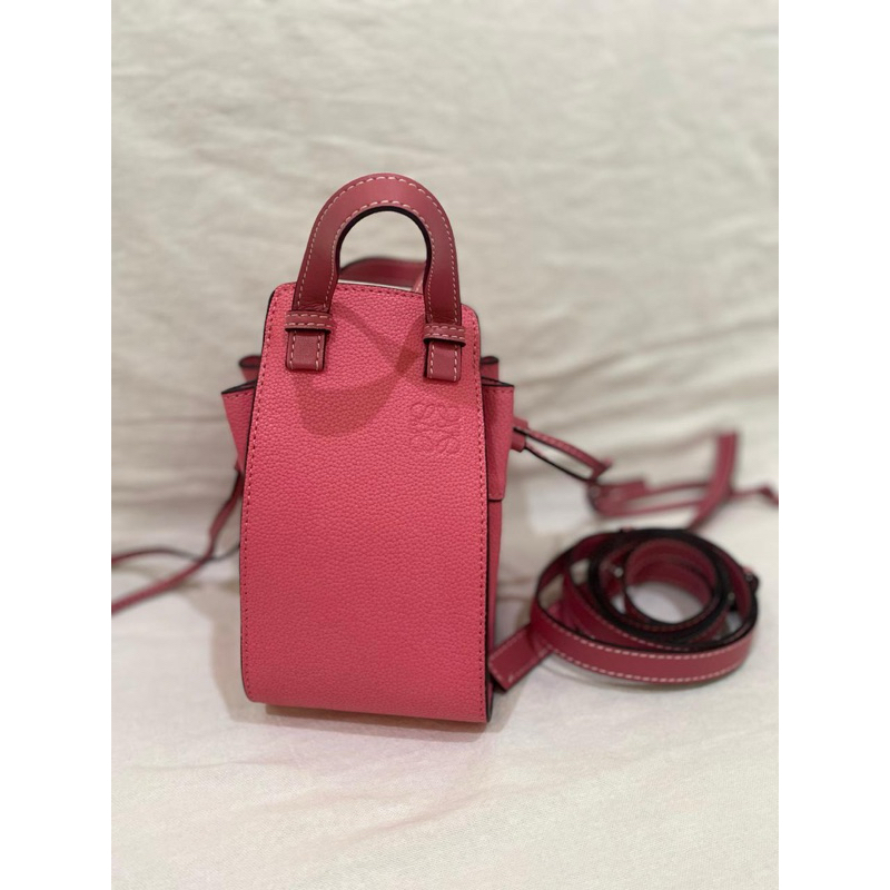 TAS LOEWE HAMMOCK PINK PRELOVED BAG