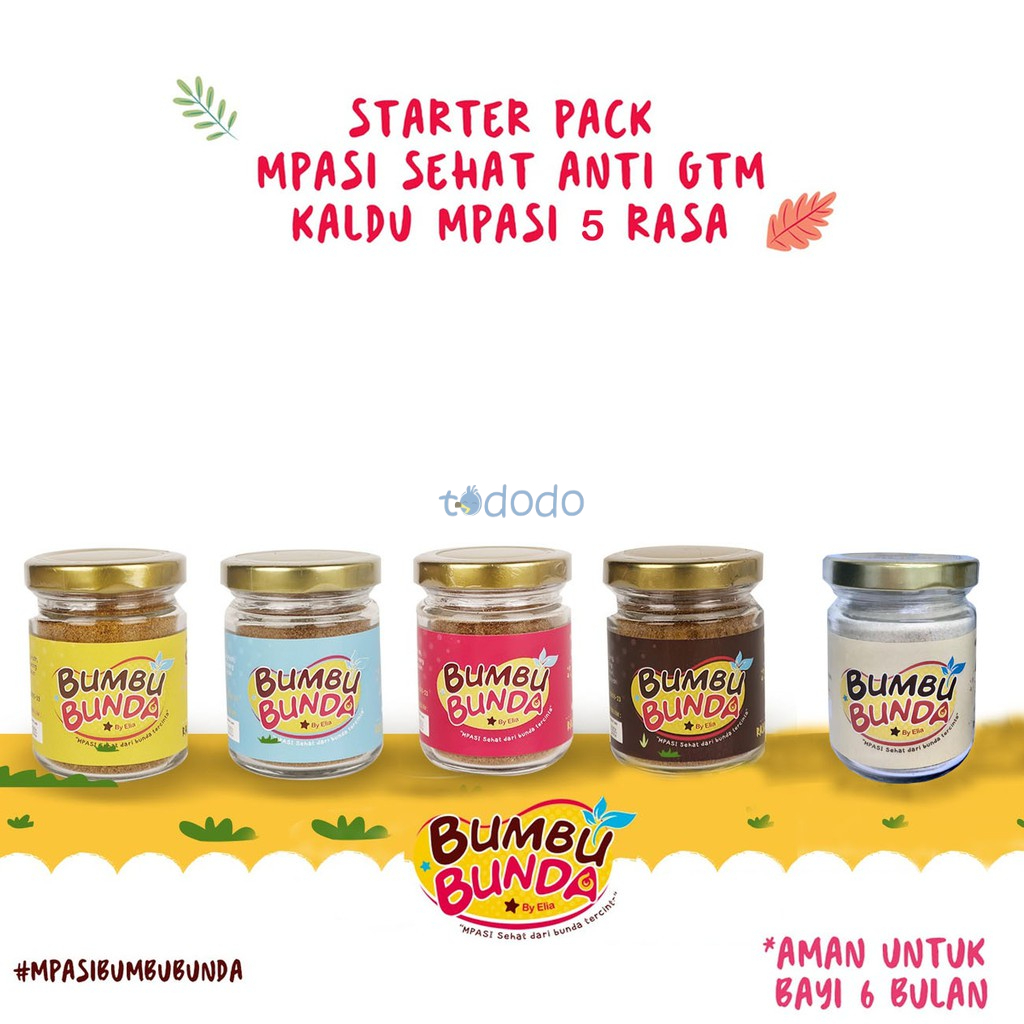 

Kaldu Bayi Anak Mpasi Non Gula Garam MSG / Organik Bumbu Bunda Elia BPOM