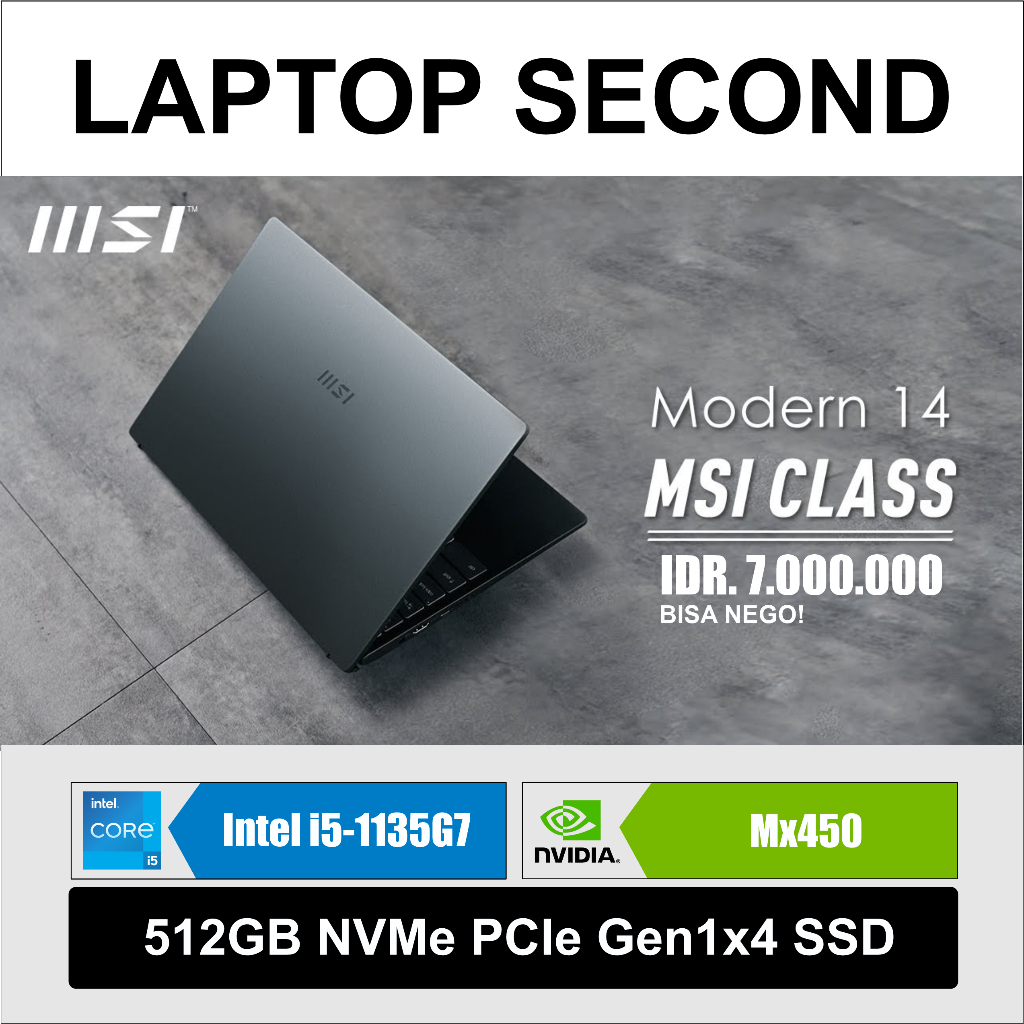 MSI MODERN 14 B11SB
