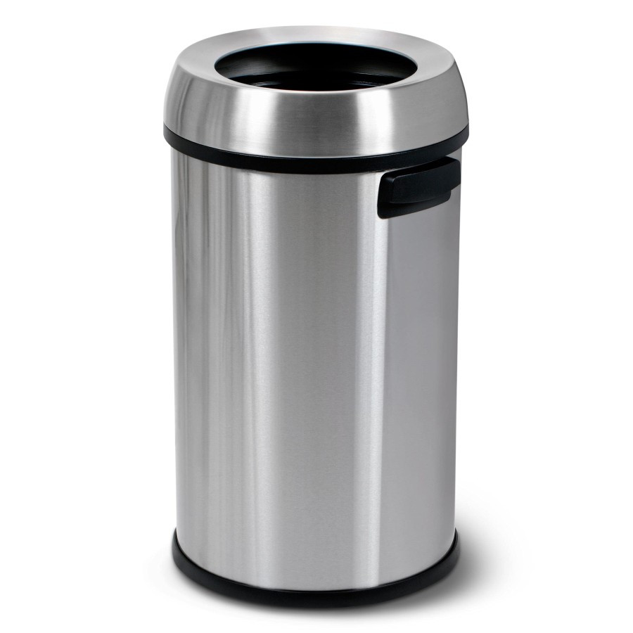 dustbin garbin 65 liter stainless steel bulat