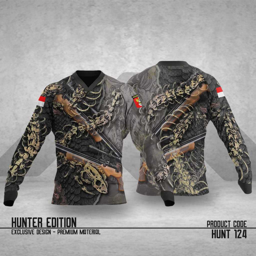 KAOS JERSEY PERBAKIN HUNTING BERBURU HNT 124