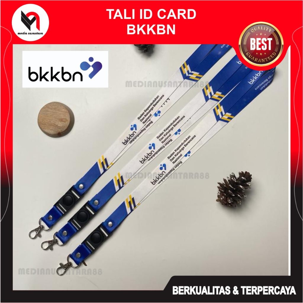 

Tali ID CARD BKKBN / Lanyard Printing Ready Stock