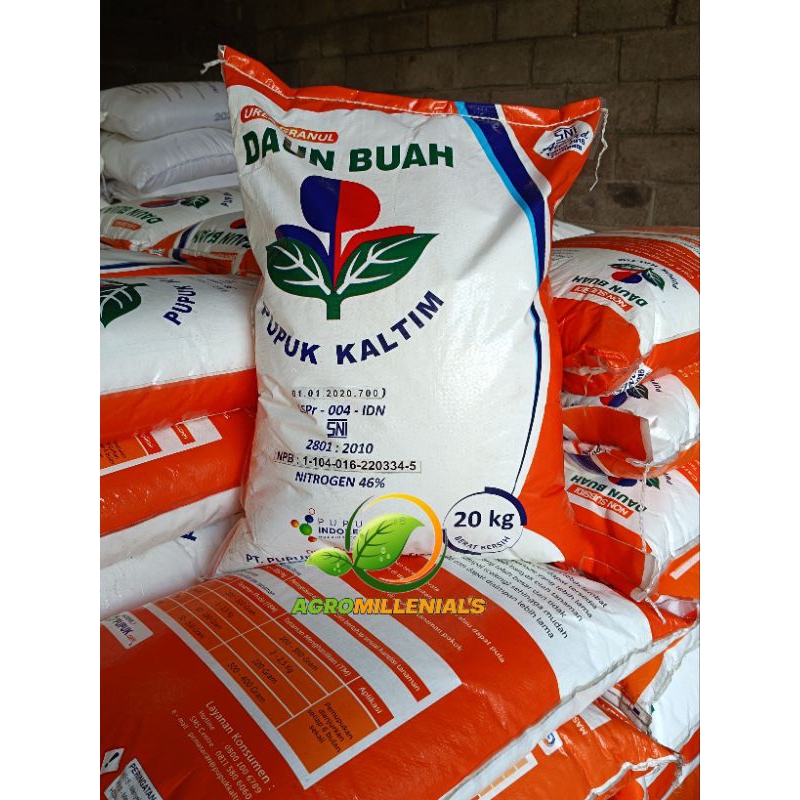 urea granul DAUN BUAH pupuk kaltim non subsidi 20kg