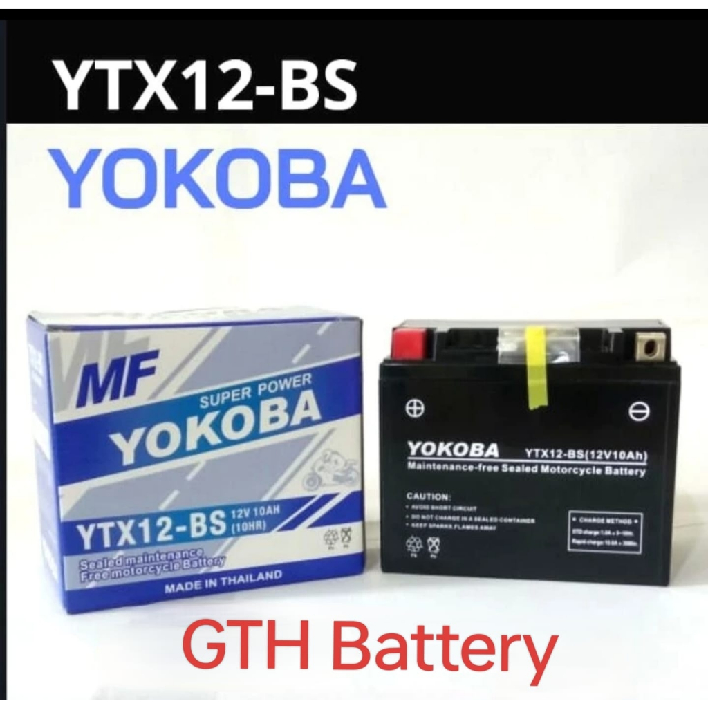 AKI MOTOR YOKOBA YTX12-BS