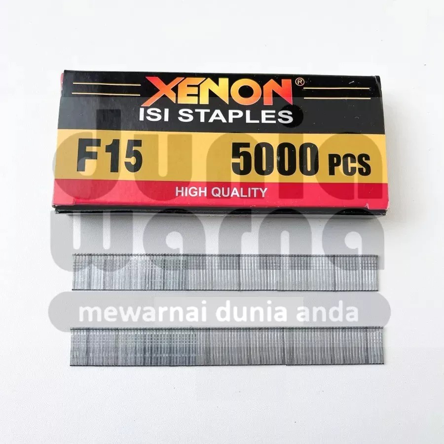 

XENON F15 Isi Refill Mata Air Nailer/Staples 5000pcs u/ Mesin Paku Tembak Kompresor
