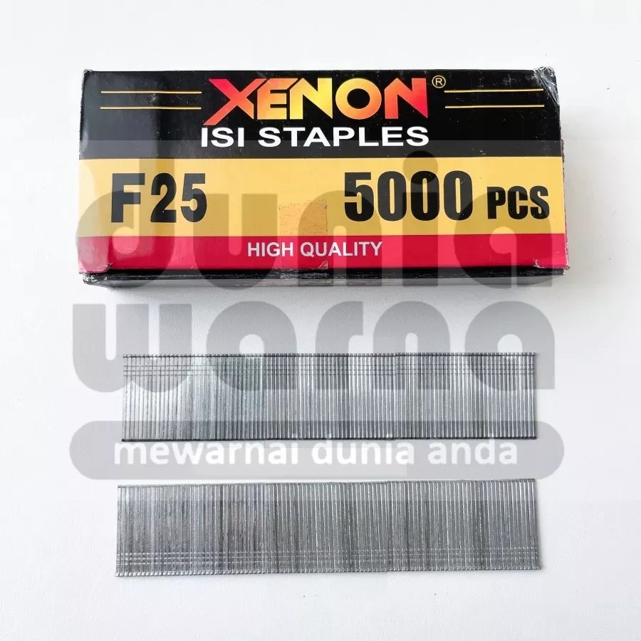 

XENON F25 Isi Refill Mata Air Nailer/Staples 5000pcs u/ Mesin Paku Tembak Kompresor