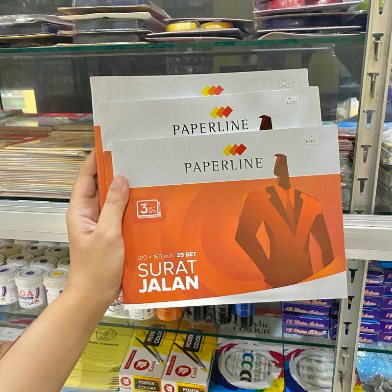 

(ECER) PAPERLINE SURAT JALAN / SURAT JALAN 3 RANGKAP / 210 X 160 MM / 25 SHET
