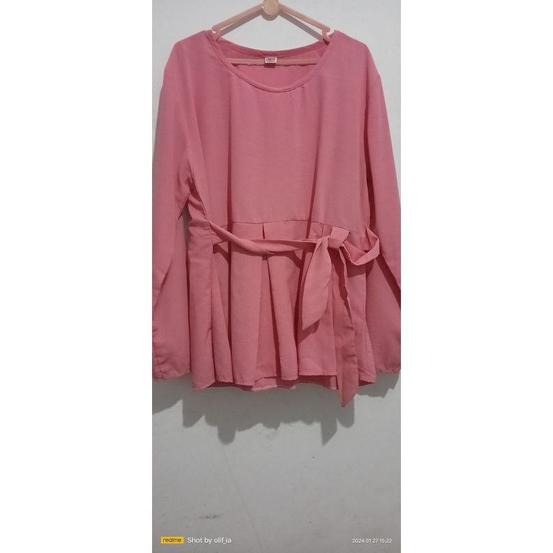 baju wanita/blouse wanita warna pink