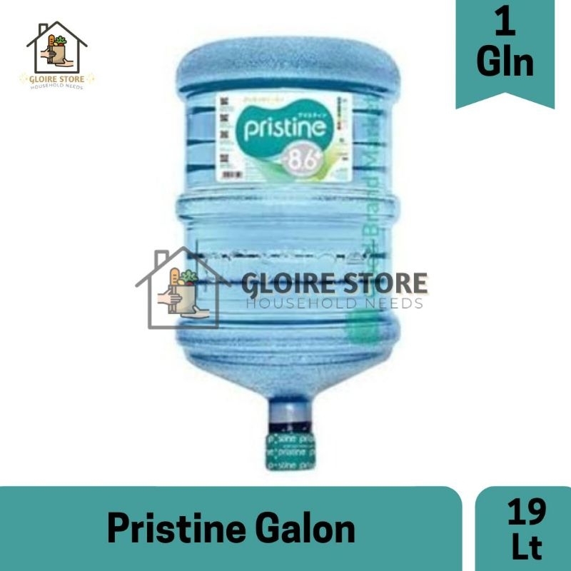 

PRISTINE REFILL PLUS GALON 19Lt (UE) untuk Refill saja please chat admin