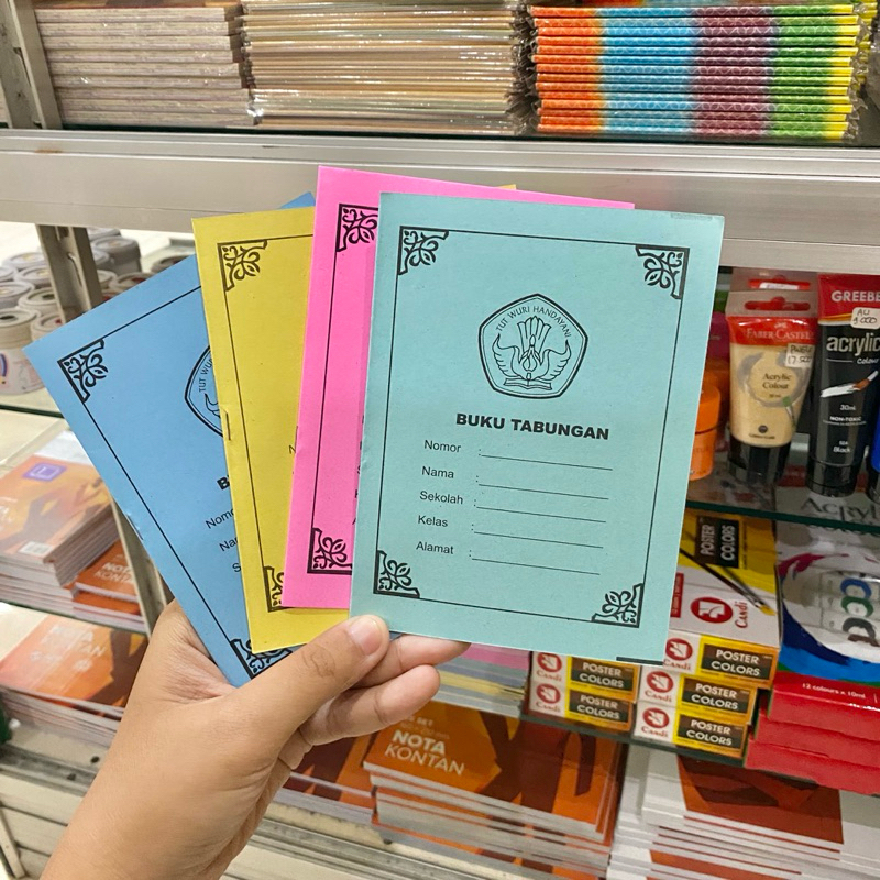 

(PCS) BUKU TABUNGAN POLOS UKURAN 16,5 CM X 10,5 CM